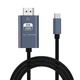 Кабель адаптер USB Type-C - HDMI 8K 60Hz M/M 2 м Black (TypeC-HDMI 8K2M) - изображение 2