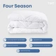 Ковдра "FOUR SEASONS" 200*210 см 150г/250г/м2 microfiber - зображення 5