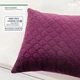 Подушка декоративна "VELOUR" 50*70 см бордовий - зображення 2
