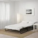 Диван розкладний IKEA HAMMARN Knisa темно-сірий/чорний 120 см (903.543.27) - изображение 3