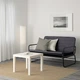 Диван розкладний IKEA HAMMARN Knisa темно-сірий/чорний 120 см (903.543.27) - изображение 4