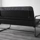 Диван розкладний IKEA HAMMARN Knisa темно-сірий/чорний 120 см (903.543.27) - изображение 5