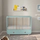 Дитяче ліжечко з ящиком IKEA MYLLRA 60х120 см світло-бірюзове (804.626.19) - изображение 3