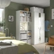 Шафа IKEA VIHALS біла 200х57х200 см (594.421.95) - зображення 2