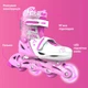 NEON Ролики INLINE SKATES Рожевий (Розмір 34-37) - зображення 7