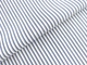 Ткань Поликоттон рубашечный полоска, белый с синим, пог. м. (п36, 54533, цв2) - изображение 1
