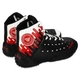 Борцовки кожаные Fistrage 9736 размер 34 Black-Red-White - изображение 6