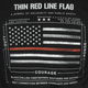 Футболка Nine Line Apparel TRL Flag Schematic Чорний XL - зображення 4