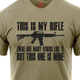 Футболка Rothco This Is My Rifle T-Shirt Койот S - зображення 5