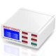 Мультизарядное устройство на 6 USB портов CS-896, док-станция с цифровым дисплеем - изображение 1