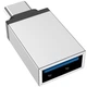 Перехідник з USB-A (мама) на USB-C (тато) для смартфона/ноутбука OEM UA2C01, портативний OTG адаптер - зображення 1