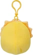 Мягкая игрушка на клипсе Squishmallows Трицератопс 9 см (SQCP00216) - изображение 4
