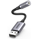 Звукова картая UGREEN CM477 USB 2.0 to 3.5mm Aluminum Alloy 25cm Dark Gray (30757) - изображение 1