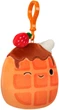 Мягкая игрушка на клипсе Squishmallows Вафелька Вивер 9 см (SQCP00219) - изображение 6