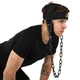 Упряжь тренажер для тренировки мышц шеи NECK HARNESS EZOUS (полиэстер, сталь, вес 750гр, черный) (N-06) - изображение 4