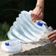 Складная канистра для воды с краном на 15 л Походная и туристическая емкость гармошка для жидкостей - изображение 1