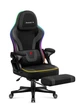Компьютерное геймерское кресло HUZARO Force 4.6 Black LED RGB ткань - изображение 2