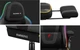 Компьютерное геймерское кресло HUZARO Force 4.6 Black LED RGB ткань - изображение 8