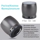 Портативная беспроводная Bluetooth 5.0 колонка EWA A150 с микрофоном Dark Grey - изображение 2
