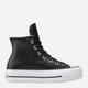 Trampki damskie na platformie Converse Platform Hi Leather 561675C 37 (6.5US) 23.5 cm Czarne (888755795712) - obraz 1