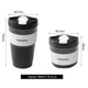 Чашка складная силиконовая Fire Maple 350ml Black - изображение 3