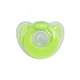 Детская силиконовая пустышка "Салатовое сердце" Mega Zayka MGZ-0517(Green) круглая - изображение 2