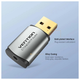Звуковая плата USB Vention Audio USB – 1х3,5 мм jack 4pin Metal (OMTP-CTIA) - изображение 3