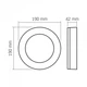 LED світильник ART IP65 круглий VIDEX 15W 5000K Black (VL-BHFR-155B) - изображение 6
