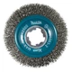 Конусна дротяна щітка Makita D-73449 (100 мм) з механізмом X-LOCK (30737) - зображення 1