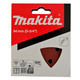 Набір трикутного наждачного паперу Makita B-21668 (94х94х94 мм, 6 отворів, К240, 10 шт) шліфпапір шліфлисти для мультиінструменту (7099) - зображення 2