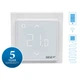 Терморегулятор DEVI інтелектуальний електронний DEVIreg Smart Pure White (+5…+35/+5…+45˚С, 16А) програмований з сенсорним дисплеєм Wi-Fi тепла підлога (5297) - зображення 5