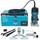 Фрезер кромочный Makita 3711 (530 Вт, 6 мм) сетевой (7273) - изображение 1
