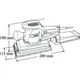 Вібраційна шліфувальна машина Makita BO4901 (330Вт, 115 x 229 мм) віброшліфмашини (6315) - зображення 5