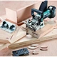 Акумуляторний ламельний фрезер Makita DPJ180Z LXT 18В, 100мм сполучна шпонкова електрична ручна фрезерна машинка по дереву (4154) - зображення 15