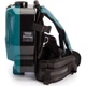 Акумуляторний безщітковий пилосос ранцевого типу Makita DVC260Z LXT 18В + 18В будівельний електричний пилосос-рюкзак без акумулятора та зарядного пристрою (4195) - зображення 6