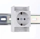 Розетка электрическая Hager SN016 (16А/250В) на DIN-рейку (10680) - изображение 3