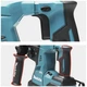Аккумуляторный бесщеточный перфоратор Makita HR003GM201 XGT 40V MAX SDS-Plus + 2 АКБ 4 Ah + З/У + кейс MakPac электрический трехрежимный ручной (4210) - изображение 7
