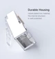 Коннектор UGREEN NW111 Cat6 FTP RJ-45 Shielded Crystal Head Modular Plugs, 100 шт (50248) - изображение 4