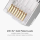 Коннектор UGREEN NW111 Cat6 FTP RJ-45 Shielded Crystal Head Modular Plugs, 100 шт (50248) - изображение 5