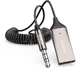 Bluetooth-адаптер UGREEN CM309 Bluetooth 5.0 автомобильный приемник AUX с микрофоном Space Gray (70601) - изображение 2