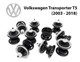 VAG Клипса крепления обшивки карты двери Volkswagen Transporter T5 2003 - 2018 (7L6868243) 10 шт - изображение 1
