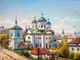 Картина маслом 30х40см Церковь Покровы Киев на холсте ручная работа художника Alleya-kartin - изображение 2