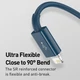 Кабель Baseus Superior Series Fast Charging Data Cable USB to M+L+C 3.5A 1.5m Blue (CAMLTYS-03) - зображення 5