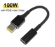 Кабель для зарядки ноутбука Lenovo Type-c female to USB pin male (Type-c - гнездо / USB pin - штекер ) - изображение 2