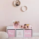 Кошик для зберігання Kite Lovely Rabbit 30х25 см плюшевий Рожевий (K24-3100M-1) - зображення 7