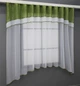 Кухонная гардина VR-Textil № 036к арка белый с оливковым 280х170 см (52-0926) - изображение 2