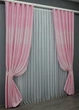 Комплект готовых штор VR-Textil Софт № 1414ш Розовый 150х270 см 2 шт (33-0282) - изображение 3