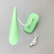 Led лампа настольная на прищепке с аккумулятором и USB высота 27см, 14 светодиодов 3 режима свечения, зеленая - изображение 4