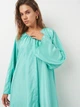 Платье миди женское H&M 1031698_зел XS Зеленое (KAY2000001506080) - изображение 4