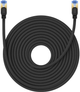 Patchcord Baseus Cat 7 SFTP 20 m Black (B0013320B111-09) - obraz 1